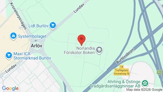 Lägenheter att hyra i Burlöv - kort over placeringen