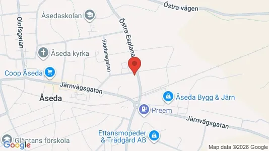 Lägenheter att hyra i Uppvidinge - kort over placeringen