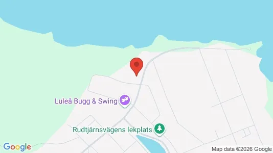 Lägenheter att hyra i Luleå - kort over placeringen
