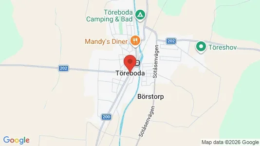 Lägenheter att hyra i Töreboda - kort over placeringen
