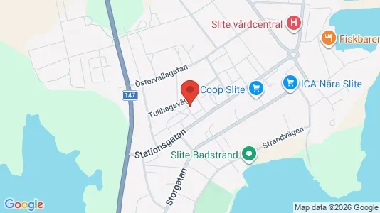 Lägenheter att hyra i Gotland - kort over placeringen