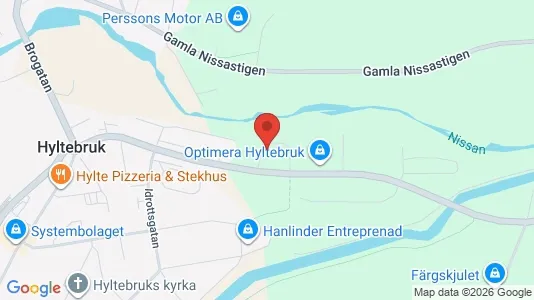Lägenheter att hyra i Hylte - kort over placeringen