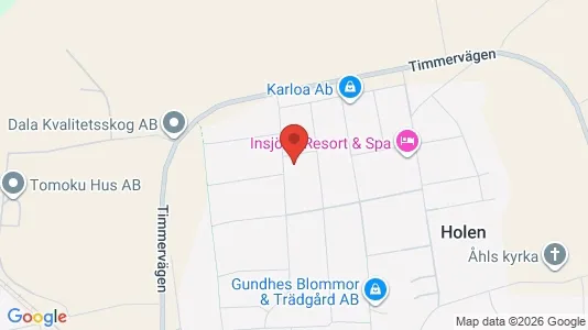 Lägenheter att hyra i Leksand - kort over placeringen