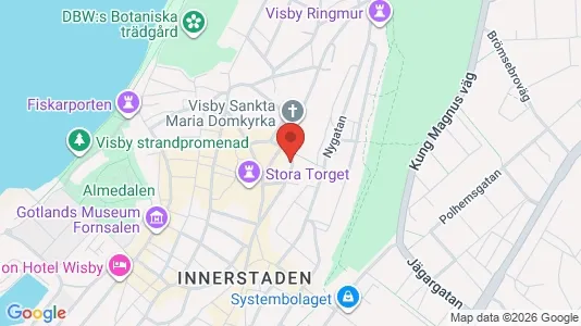 Lägenheter att hyra i Gotland - kort over placeringen