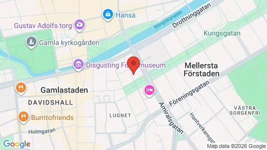 Lägenheter att hyra i Malmö Centrum - kort over placeringen