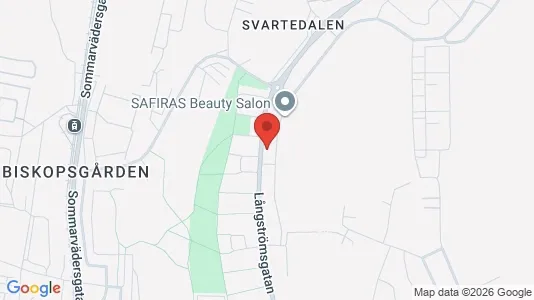 Lägenheter att hyra i Västra hisingen - kort over placeringen