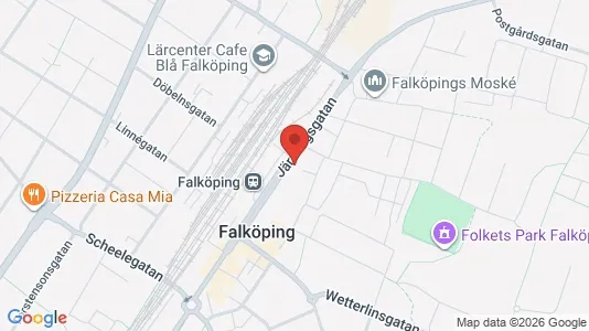 Lägenheter att hyra i Falköping - kort over placeringen