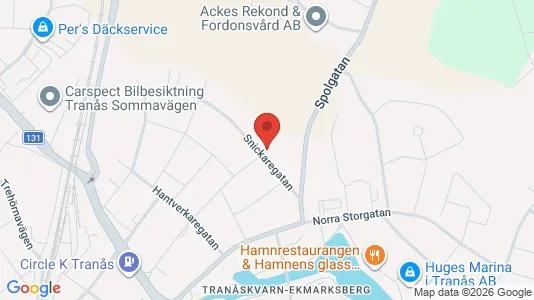 Lägenheter att hyra i Tranås - kort over placeringen