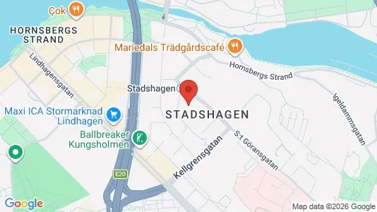 Lägenheter att hyra i Kungsholmen - kort over placeringen