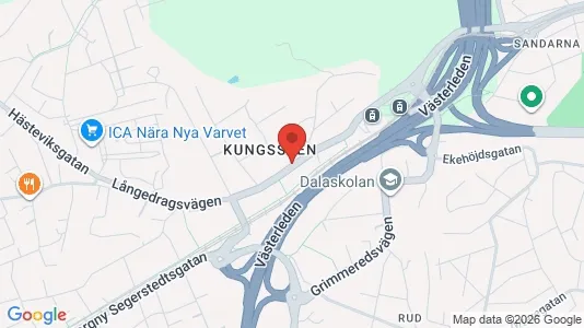 Lägenheter att hyra i Göteborg Västra - kort over placeringen