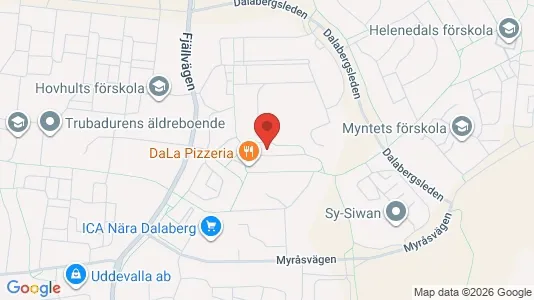 Lägenheter att hyra i Uddevalla - kort over placeringen