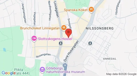 Lägenheter att hyra i Göteborg Centrum - kort over placeringen