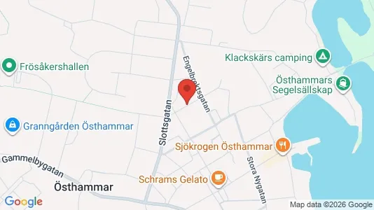 Lägenheter att hyra i Östhammar - kort over placeringen