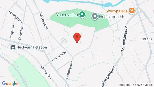 Lägenheter att hyra i Jönköping - kort over placeringen