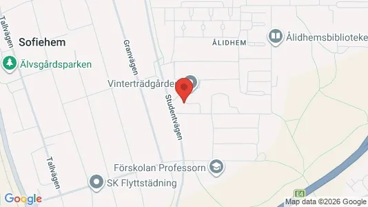 Lägenheter att hyra i Umeå - kort over placeringen