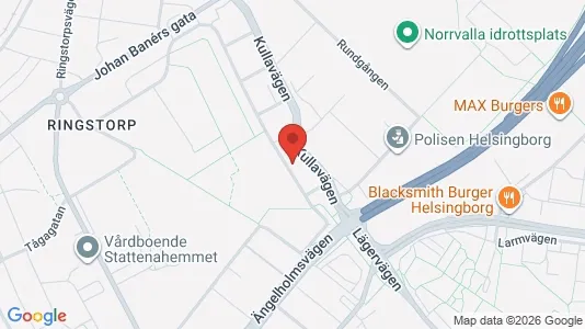 Lägenheter att hyra i Helsingborg - kort over placeringen