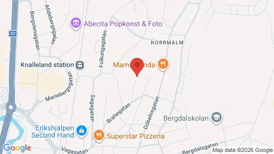 Lägenheter att hyra i Borås - kort over placeringen