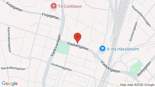 Lägenheter att hyra i Hässleholm - kort over placeringen