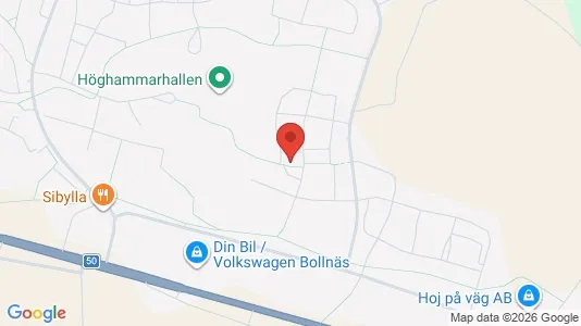 Lägenheter att hyra i Bollnäs - kort over placeringen