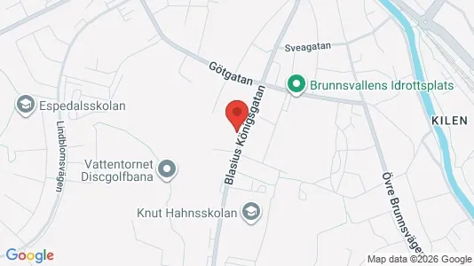 Lägenheter att hyra i Ronneby - kort over placeringen