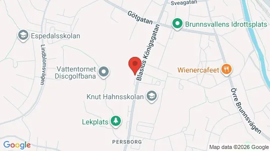 Lägenheter att hyra i Ronneby - kort over placeringen