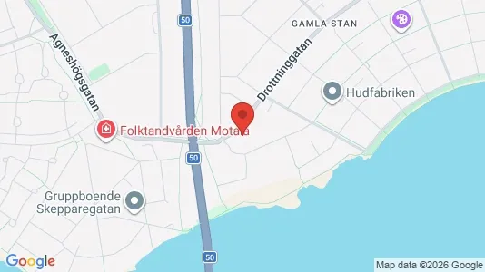 Lägenheter att hyra i Motala - kort over placeringen