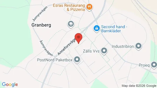 Lägenheter att hyra i Bollnäs - kort over placeringen