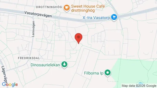 Lägenheter att hyra i Helsingborg - kort over placeringen