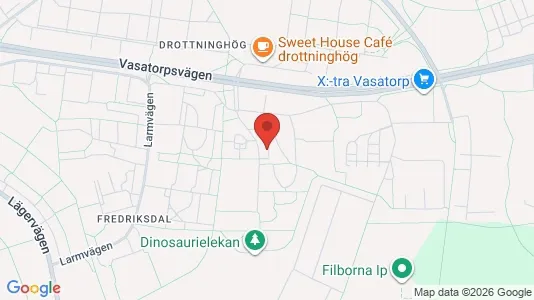 Lägenheter att hyra i Helsingborg - kort over placeringen