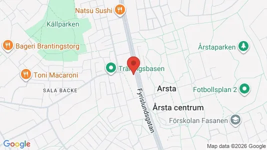 Lägenheter att hyra i Uppsala - kort over placeringen