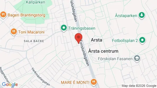 Lägenheter att hyra i Uppsala - kort over placeringen