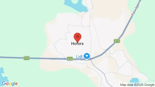 Lägenheter att hyra i Hofors - kort over placeringen