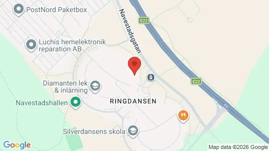 Lägenheter att hyra i Norrköping - kort over placeringen