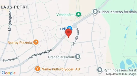 Lägenheter att hyra i Örebro - kort over placeringen