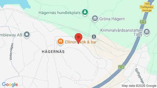 Lägenheter att hyra i Täby - kort over placeringen