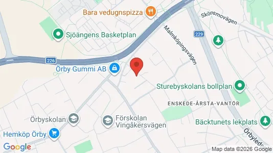 Lägenheter att hyra i Söderort - kort over placeringen