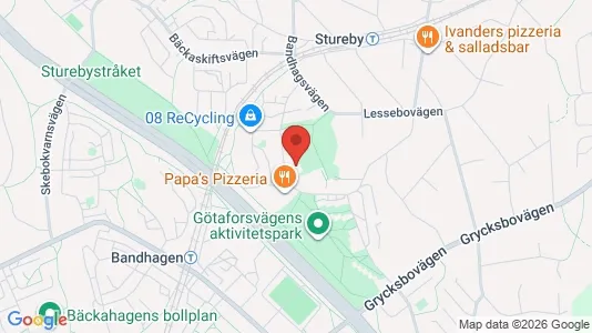 Lägenheter att hyra i Söderort - kort over placeringen