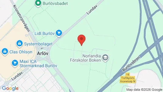 Lägenheter att hyra i Burlöv - kort over placeringen