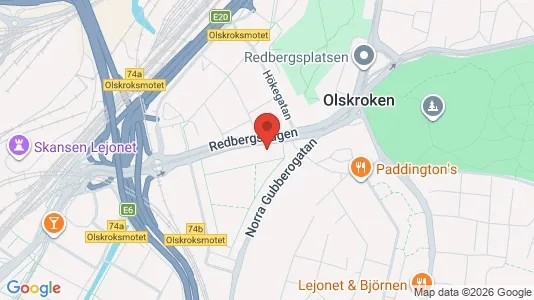 Lägenheter att hyra i Örgryte-Härlanda - kort over placeringen