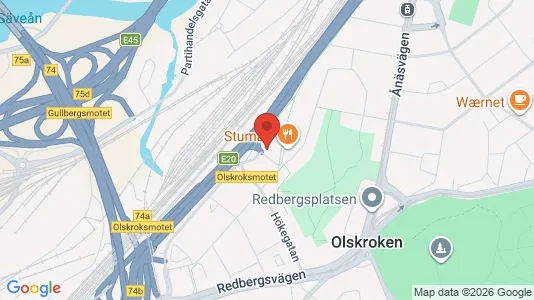 Lägenheter att hyra i Örgryte-Härlanda - kort over placeringen
