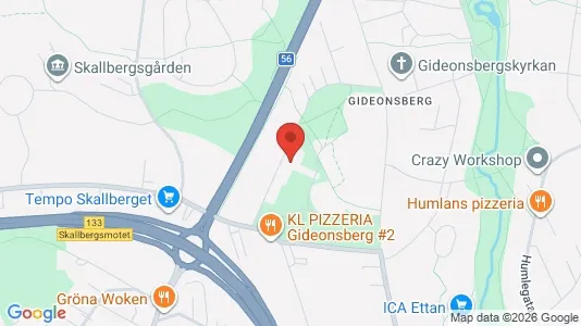 Lägenheter att hyra i Västerås - kort over placeringen