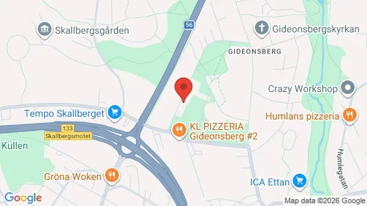 Lägenheter att hyra i Västerås - kort over placeringen