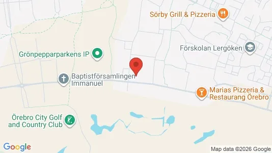 Lägenheter att hyra i Örebro - kort over placeringen