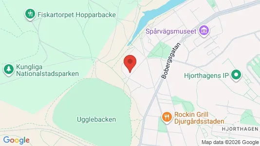 Lägenheter att hyra i Gärdet/Djurgården - kort over placeringen