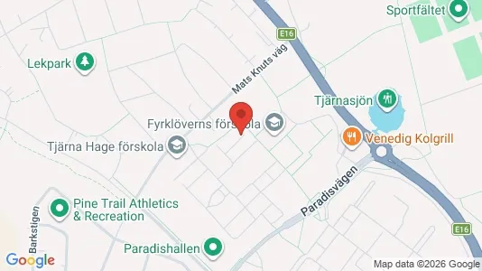 Lägenheter att hyra i Borlänge - kort over placeringen