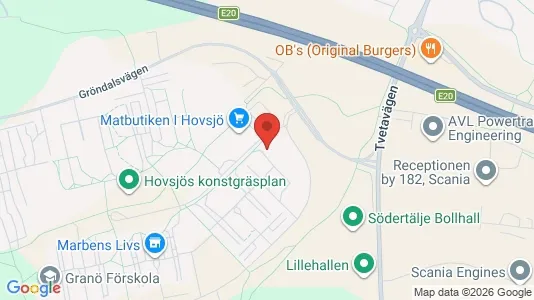 Lägenheter att hyra i Södertälje - kort over placeringen