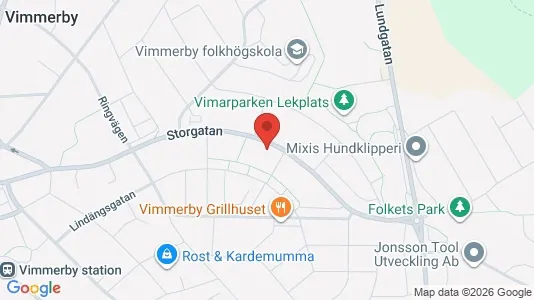 Lägenheter att hyra i Vimmerby - kort over placeringen