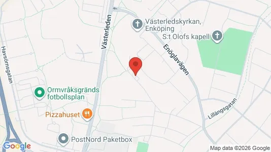 Lägenheter att hyra i Enköping - kort over placeringen
