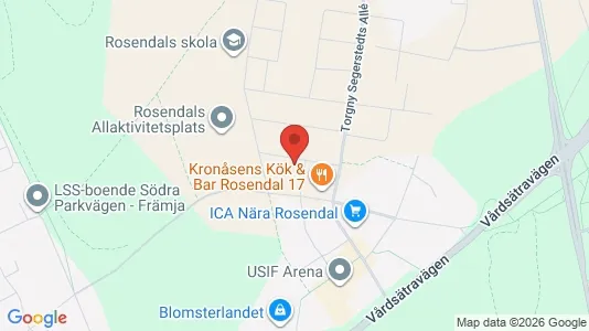 Lägenheter att hyra i Uppsala - kort over placeringen