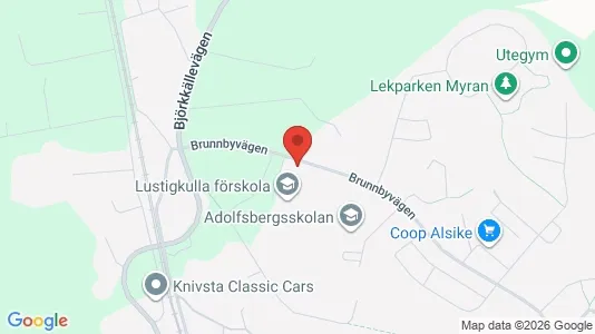 Lägenheter att hyra i Knivsta - kort over placeringen
